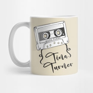 Good Vibes Tina Turner // Retro Ribbon Cass Mug